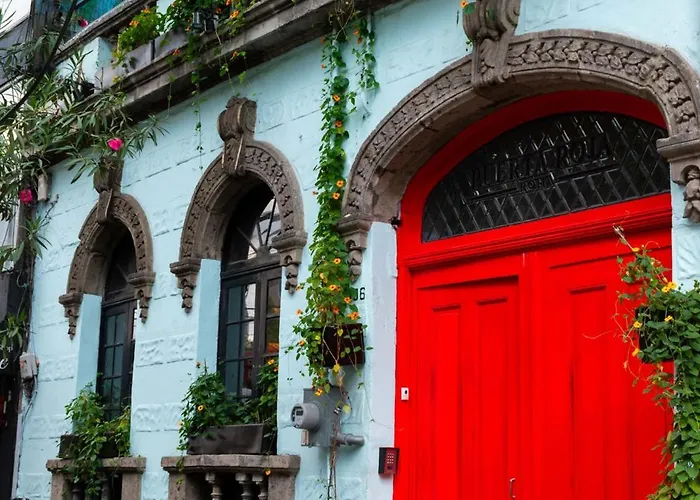 Puerta Roja En La Colonia Roma Jacuzzi Ferienhaus Mexiko-Stadt